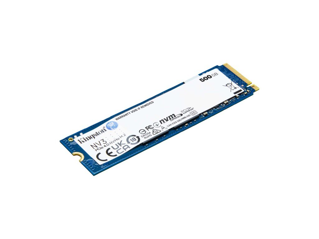 Kingston 500GB NV3 SSD M.2 2280 PCIe 4.0 NVMe, Read: 5,000/ Write: 3,000MB/s - Slika 2